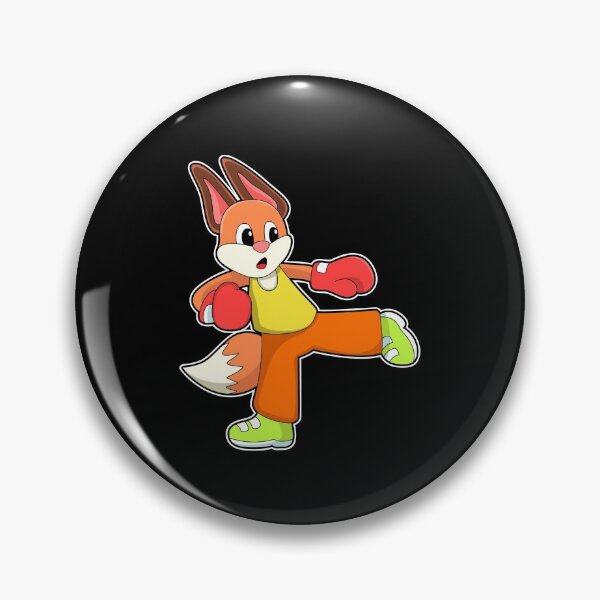 Item preview, Fox at Martial arts Boxing with Boxing gloves designed and sold by Snabdesign84.