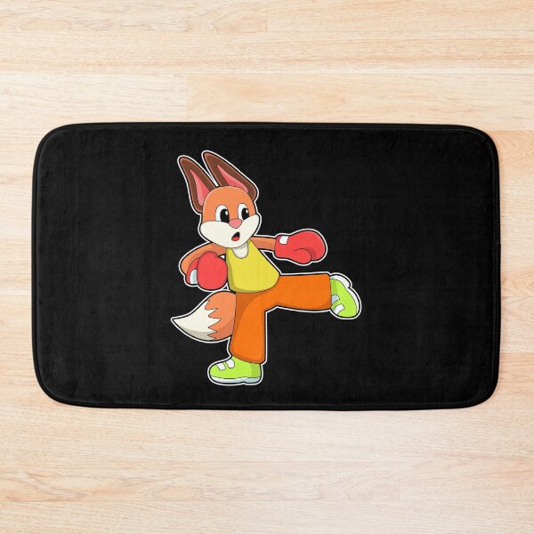 Item preview, Fox at Martial arts Boxing with Boxing gloves designed and sold by Snabdesign84.