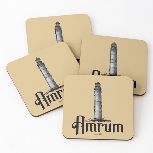 Item preview, Amrum lighthouse Urban Sketch motif North Sea Amrum designed and sold by emm-j.