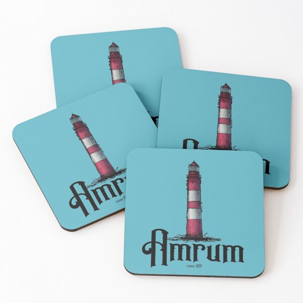 Item preview, Amrum lighthouse Urban Sketch motif North Sea Amrum designed and sold by emm-j.
