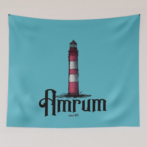 Item preview, Amrum lighthouse Urban Sketch motif North Sea Amrum designed and sold by emm-j.