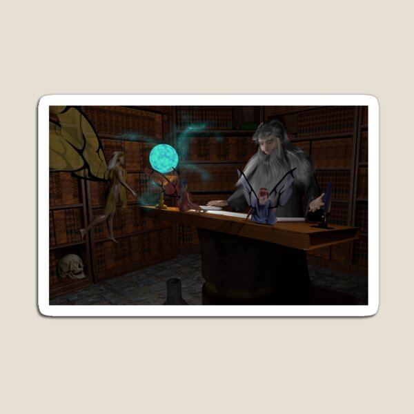 Item preview, Wizard's Study Lesson Begins designed and sold by BrainwaveArt.
