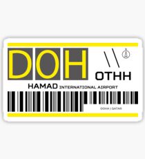 Destination Doha Airport Sticker