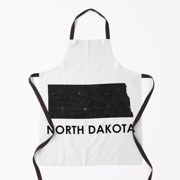 Artikelvorschau, North Dakota Straßenkarte Kunst entworfen und verkauft von AmazingMapArt.