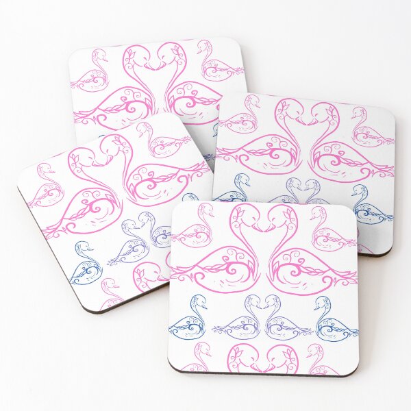 Item preview, Swan's love staying together designed and sold by CATSandHATS.