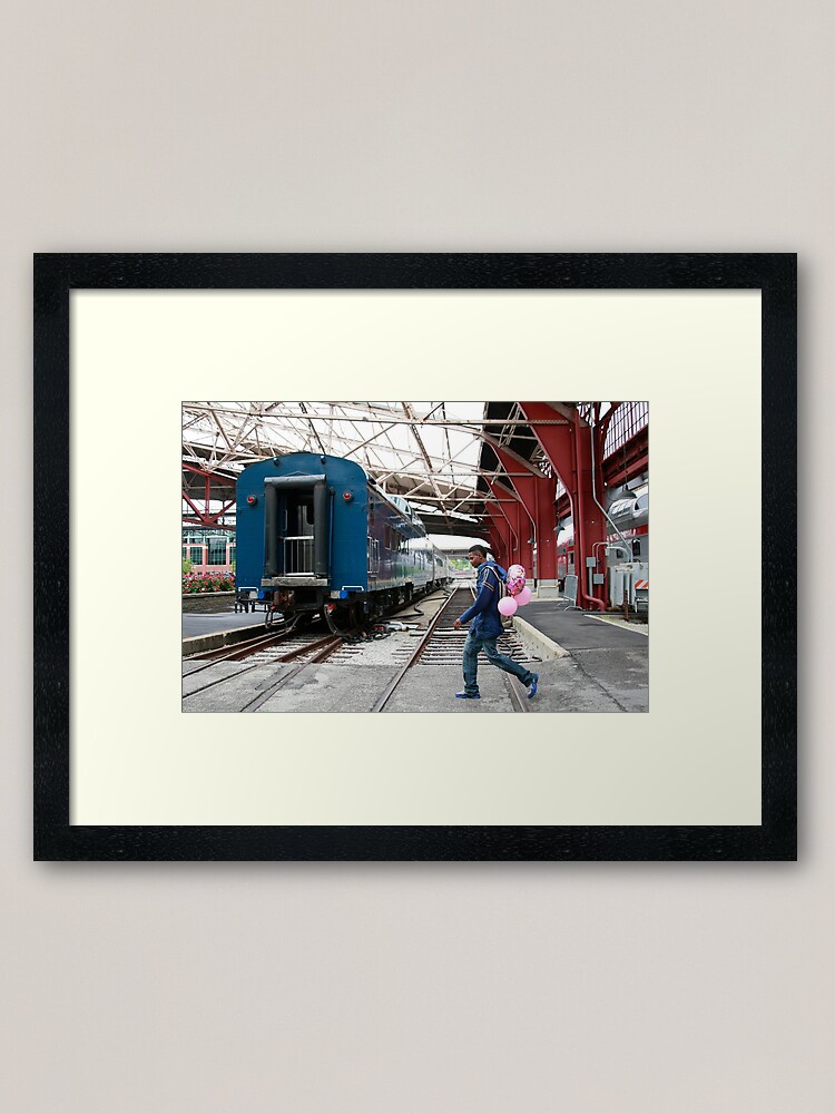 Alternate view of Pink Balloons Framed Art Print