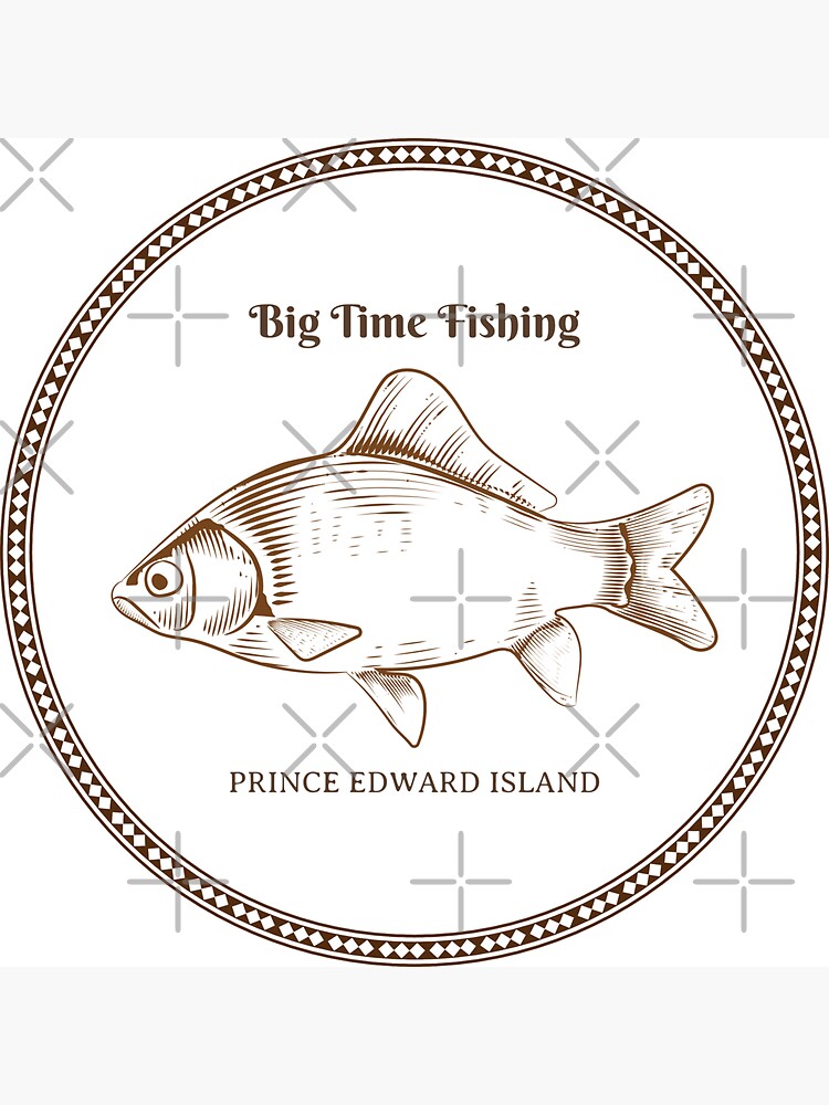 Big Time Fishing in Prince Edward Island Magnet for Sale by NewBrunswickTs