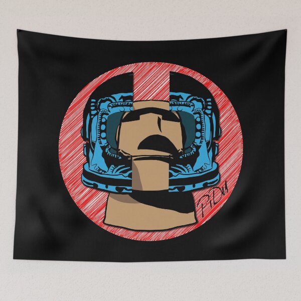 Item preview, Moai Astronaut designed and sold by Piotr Dulski.