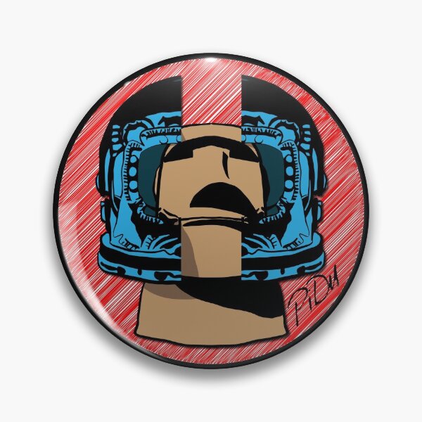 Item preview, Moai Astronaut designed and sold by Piotr Dulski.