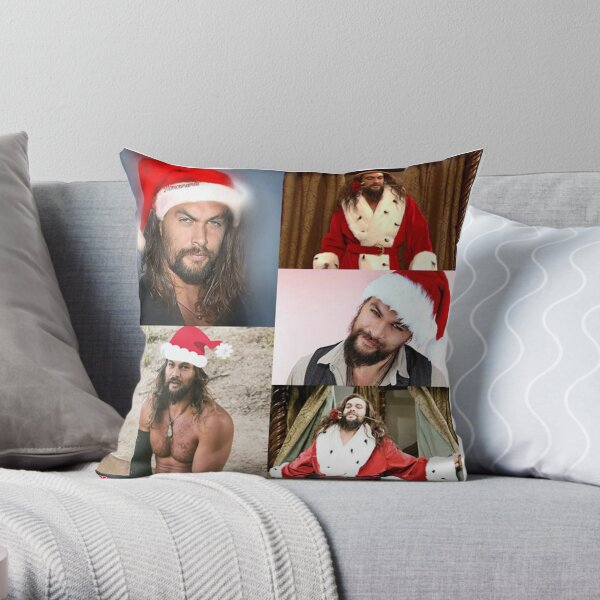  Christmas Jason Momoa Throw Pillow