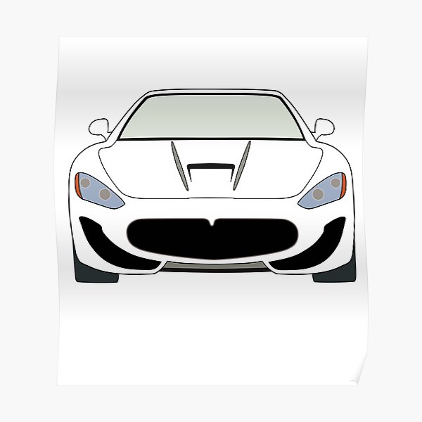 Maserati Gran Turismo Cars 6383 ART POSTER PRINT A4 A3 A2 A1