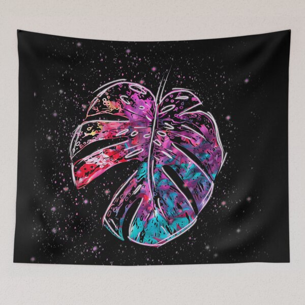 Item preview, Neon Monstera Art designed and sold by PrintInks.