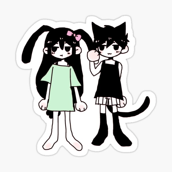 Omori Aubrey sprite Sticker for Sale by TENKOMORI