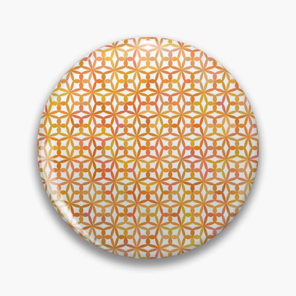 Item preview, Geometric Flower Petal Pattern (Orange) designed and sold by John Uttley.