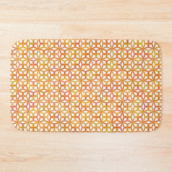 Item preview, Geometric Flower Petal Pattern (Orange) designed and sold by John Uttley.