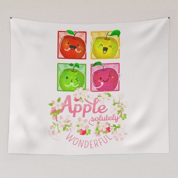 Artikelvorschau, Applesolutely Wonderful - Punny Garden entworfen und verkauft von PunnyGarden.