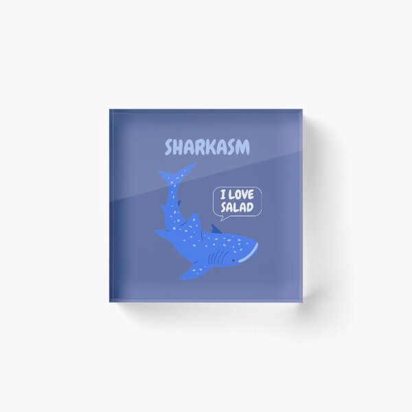 Item preview, Sharkasm I Love Salad designed and sold by ChilledTees.