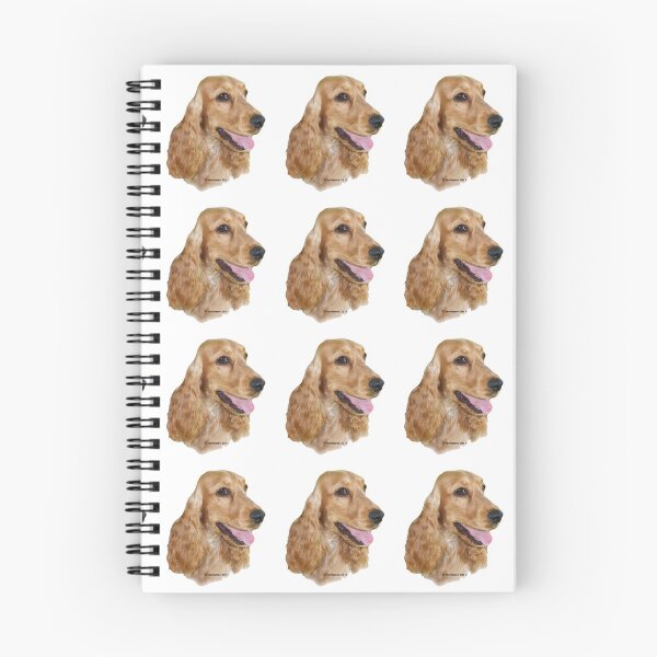 Item preview, Red English Cocker Spaniel heasdstudy designed and sold by Terry McNamee.