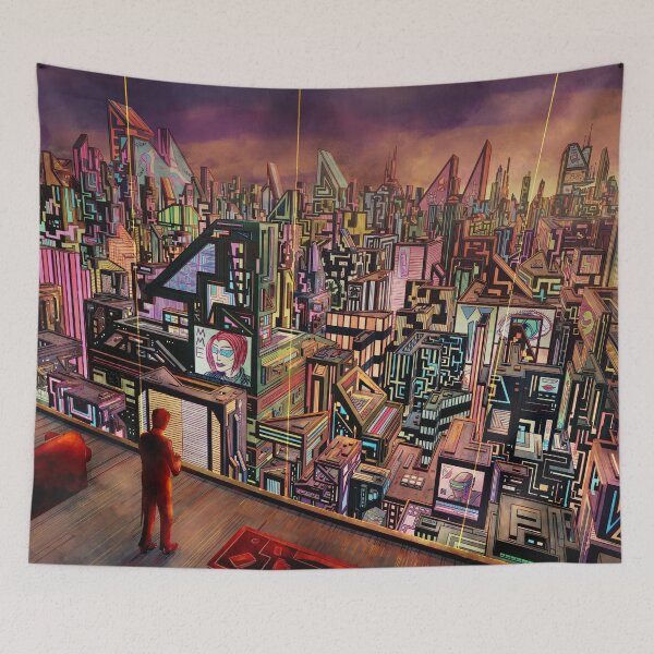 Item preview, Giant City designed and sold by NeonFeverDreams.
