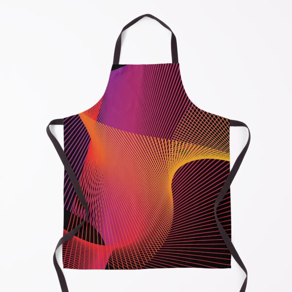 Item preview, Abstract Modern Art with Beautiful Flowing Blended Lines in Warm Prism Colors designed and sold by hobrath.