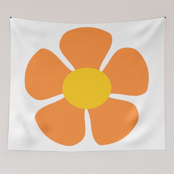 Item preview, Orange Flower (Single Flower Version) designed and sold by eltonjuan.
