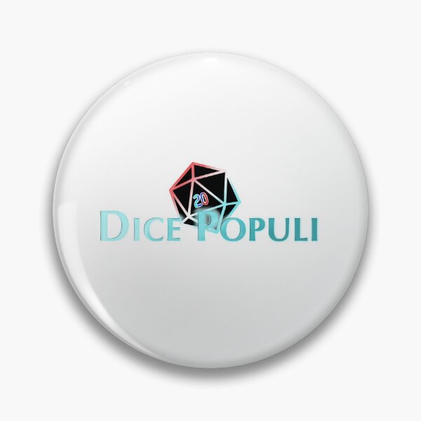 Item preview, Dice Populi Logo (Light) designed and sold by DicePopuli.