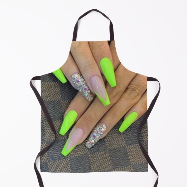 Item preview, Beautiful green nails. designed and sold by Lan thi Nguyen.