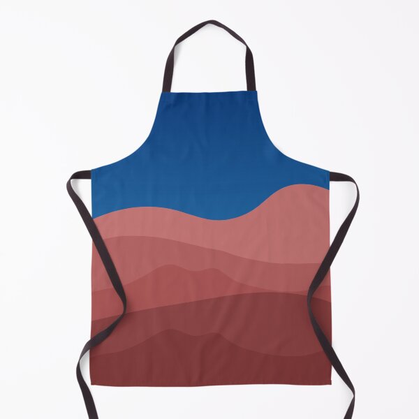 Item preview, 5 Shades of Red Hills in Gradient Dark Blue Sky designed and sold by ShaunSandhu.