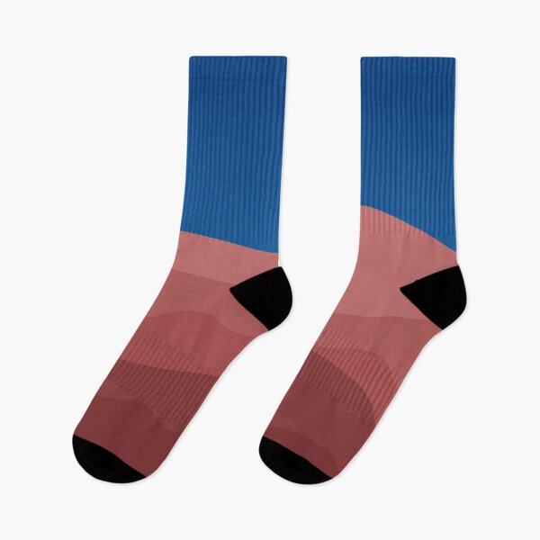 Item preview, 5 Shades of Red Hills in Gradient Dark Blue Sky designed and sold by ShaunSandhu.