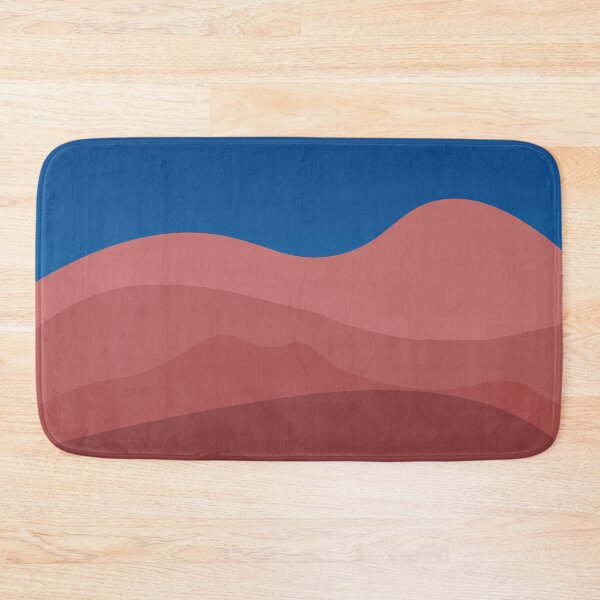 Item preview, 5 Shades of Red Hills in Gradient Dark Blue Sky designed and sold by ShaunSandhu.