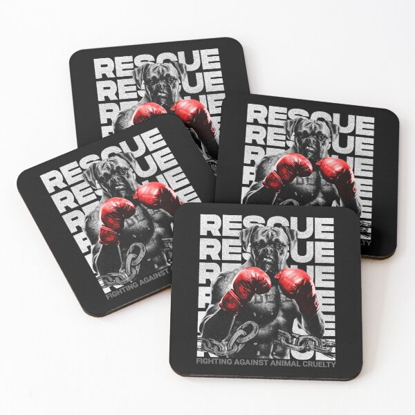 Item preview, A German Boxer Dog Fighting Against Animal Cruelty designed and sold by TheAsura.