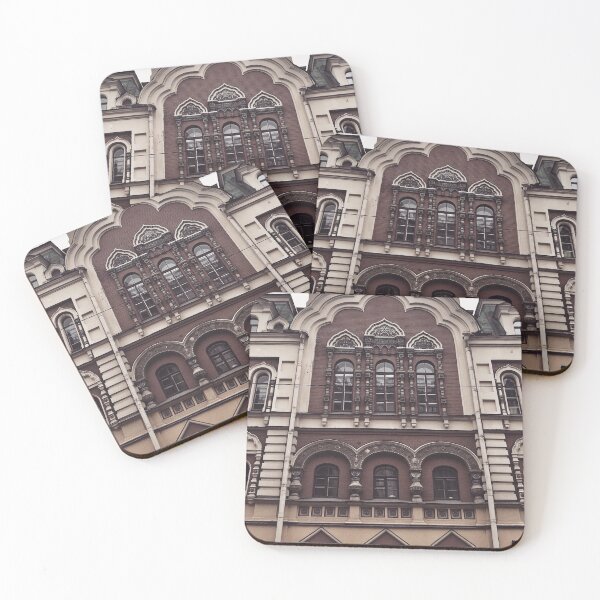 Item preview, Red facade with glaze tile designed and sold by alinamiryuk.