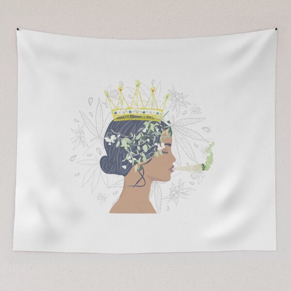 Item preview, Spiritual Stoner Queen | Smart Successful Stoner | We Are The Universe designed and sold by AlfaEcho.