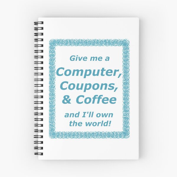 Item preview, Computer, Coupons, and Coffee in blue designed and sold by mrtraz.