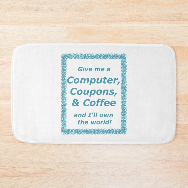Item preview, Computer, Coupons, and Coffee in blue designed and sold by mrtraz.