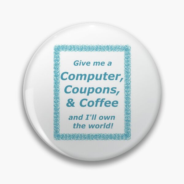 Item preview, Computer, Coupons, and Coffee in blue designed and sold by mrtraz.