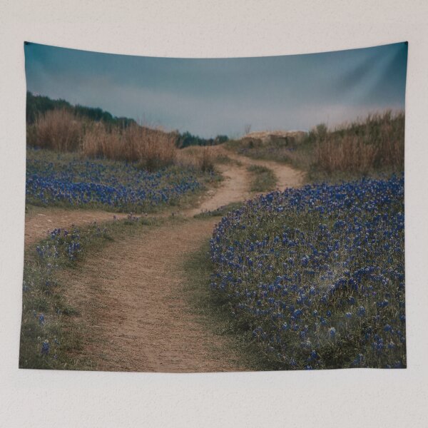 Item preview, Wild Texas Bluebonnet Flower Dirt Road designed and sold by JLPhotographer.