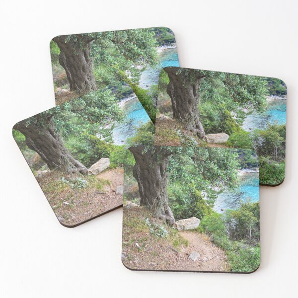 Item preview, Path down to the secluded cove. Thassos Island. Greece. designed and sold by ronsaunders47.