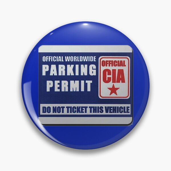 Item preview, Official Intenational CIA Parking Permit Don't Ticket This Vehicle designed and sold by Lawrence Baird.