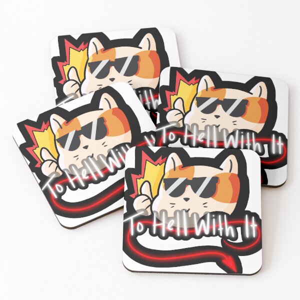 Item preview, To Hell With It, Purrsephone Logo designed and sold by WimpyImpGames.