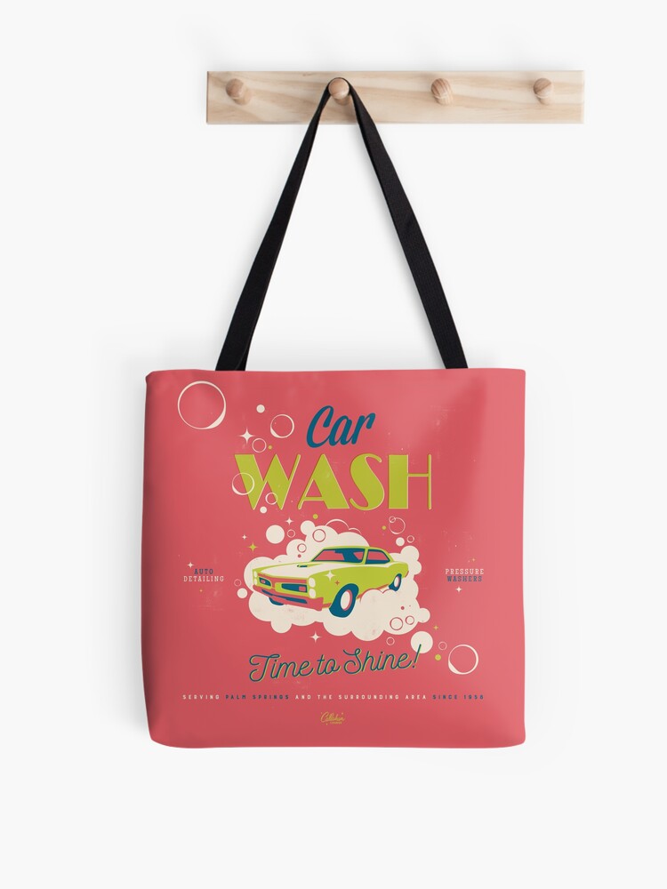 Vintage Style Car Wash Sign | Tote Bag