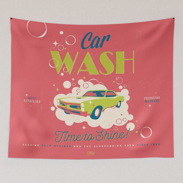 Item preview, Vintage Style Car Wash Sign designed and sold by CallahanLounge.