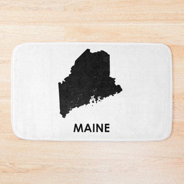 Item preview, Maine Street Map Art designed and sold by AmazingMapArt.