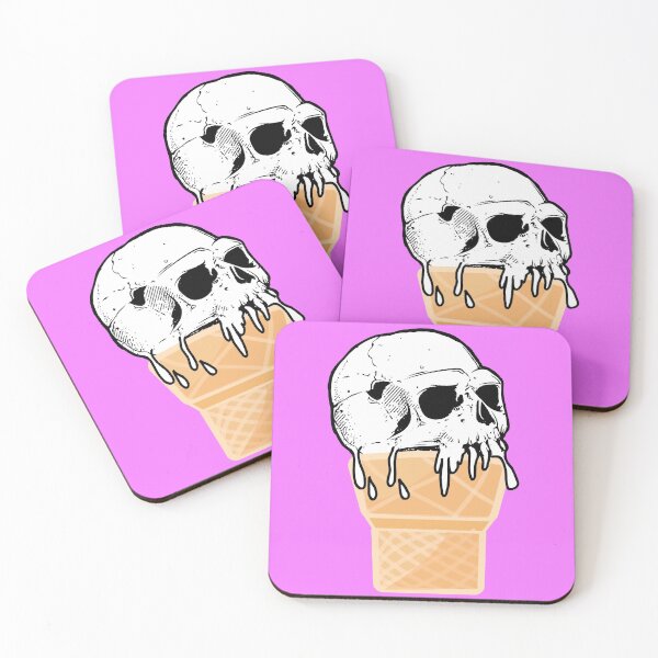 Item preview, SKULL ICE CREAM CONE  designed and sold by lululsq.