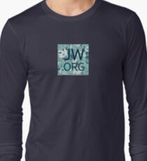 JW.org (white and blue flowers) Long Sleeve T-Shirt
