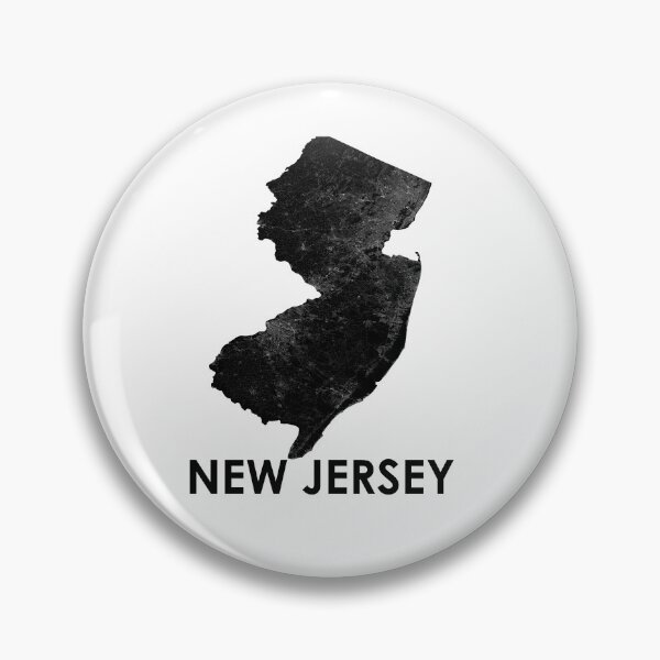 Item preview, New Jersey Street Map designed and sold by AmazingMapArt.