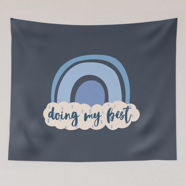 Item preview, Doing my best rainbow illustration designed and sold by SunnyAlloy.
