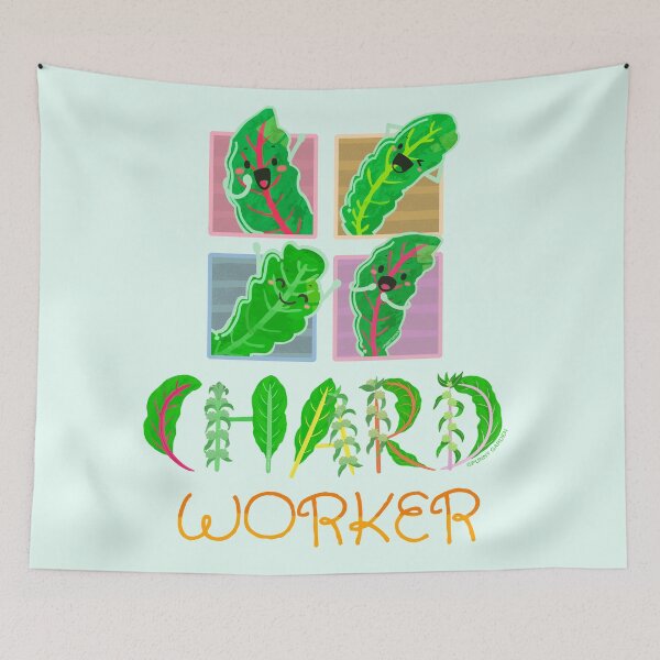 Item preview, Chard Worker - Punny Garden designed and sold by PunnyGarden.