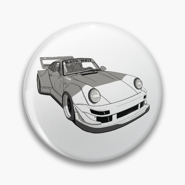 Item preview, Classic 911 Turbo RWB JDM White designed and sold by Farintosh.