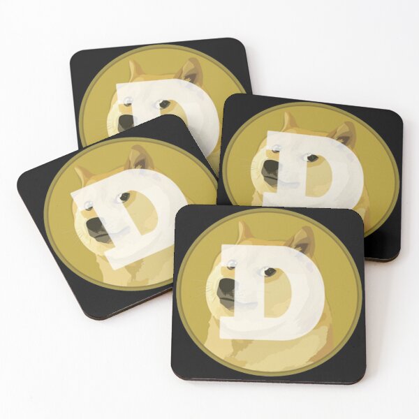 Item preview, Dogecoin dog logo  designed and sold by Blacksoulgear.